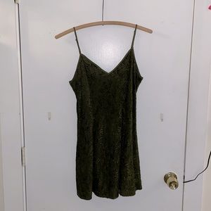 Vintage Victoria’s Secret velvet burnout chemise slip lingerie dress
